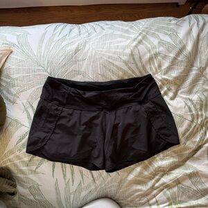 lululemon athletica Black Women's Speed Up Shorts 4”